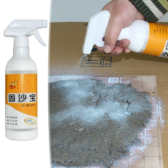 Cagogo Concrete Hardener Spray, Water-Based Penetrating Sealer for Wall and Floor, 500ml Anti Dusting Anti Alkali Treatment Agent, Fast Drying Concrete Repair Solution for Sanding Loose Concrete