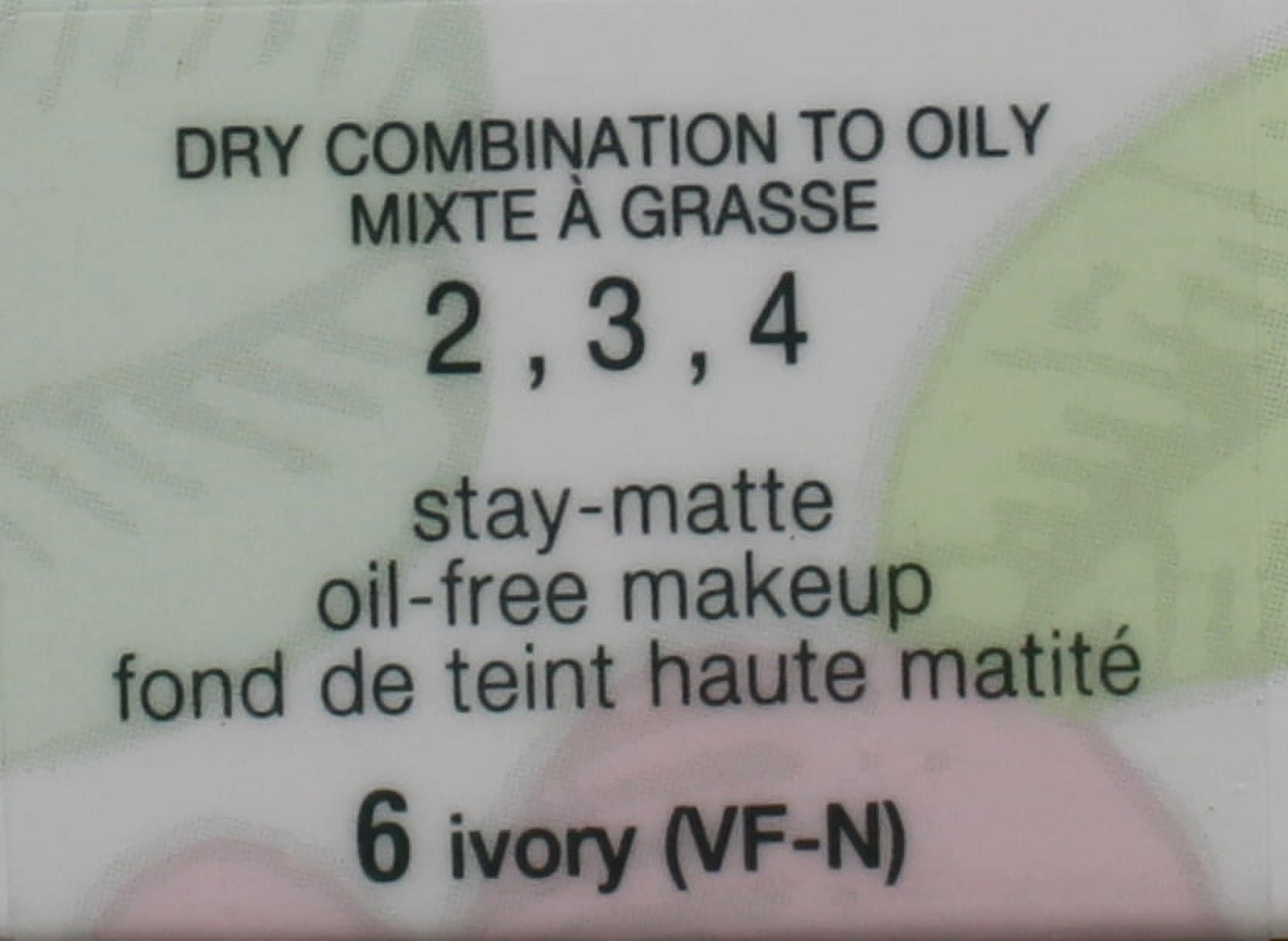 Stay-Matte Oil-Free Makeup - 6 Ivory VF - N by Clinique for Women - 1 oz Makeup
