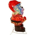thumbnail image 2 of Kurt Adler Iridescent Light Up Santa Indoor or Outdoor Christmas Decoration, 30in, 2 of 5