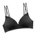 thumbnail image 4 of Sujetador de mujer Hollow Sexy Bralette Ropa interior inalámbrica transpirable, Negro, 38 / 85AB Sweethay AP001128-16, 4 of 7