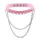 thumbnail image 1 of Collar de cuero Yinane con Gargantilla Punk Gothic Negro para Mujer, 1 of 5