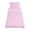 Pink, variant on 4 Piece Full Sheet Set Blue Grid Sheets Set for Full Size Bed, Breathable Soft Microfiber Bed Sheets Cooling Checkered Plaid Gingham Lattice Trellis Print Fitted Sheet Deep Pocket, Pillowcases