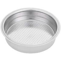Filtro de café de acero inoxidable de doble capa, cesta de filtro presurizado, accesorios para máquina de café para una sola taza