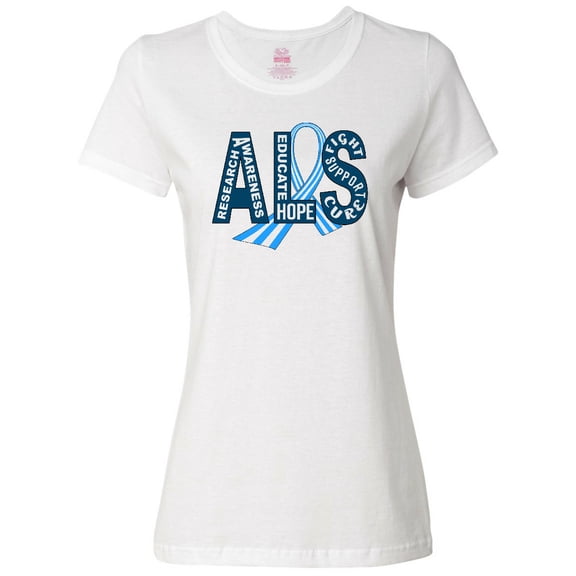 Inktastic ALS Awareness Ribbon Women's T-Shirt