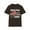 Dark Chocolate, variant on Adult Womens Retro Christmas Farm T-shirt, Nostalgic Country Christmas Barn