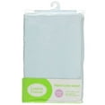 thumbnail image 2 of Luvable Friends Baby Boy Fitted Crib Sheet, Blue Solid, One Size, 2 of 2