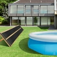 thumbnail image 2 of Gymax 2.5'x16.5' Weatherproof PE Solar Collector Panels Swimming Pool Heating System, 2 of 9