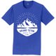 thumbnail image 1 of Camiseta de Gravity Outdoor Co. Grand Teton Mens camiseta - Logo blanco - Royal - Pequeño Gravity Outdoor Co. Camiseta de manga corta, 1 of 1