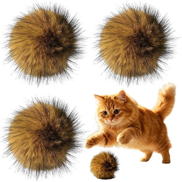 Catnip Toy Ball for Indoor Cats – Soft, Durable Washable Cat Ball for Exercise, Instincts, and Interactive Play