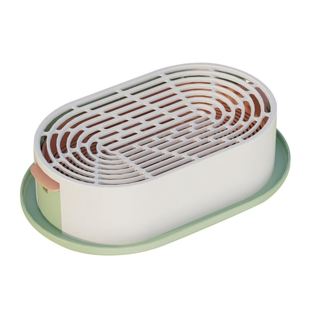 Maceta para germinación de hierba de gato, maceta para cultivo de pasto de trigo, resistente y multiusos Verde y rosa