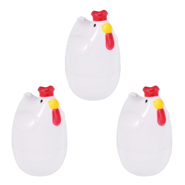 3X 1 Olla de Vapor de Huevos Hervidos en Forma de Polluelo Microonda Mazo de Vapor Cocina de Huevo Herramientas de Cocina Herramientas Accesorios Aparatos de Cocina