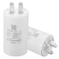 thumbnail image 3 of Uxcell CBB60 14uf Run Capacitor,AC450V 4Pin Double Insert for Motor Star 72x40mm, 3 of 5