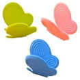 thumbnail image 1 of AKEGAMN Butterfly Shaped Silicone Anti Scald Device Spoon Rests & Pot Clips Silicone Hot Pot Holder For Home Kitchen With Upgraded Magnet As Fridge Magnets Using, 1 of 9