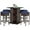 Navy, variant on GVN 5 Pieces Patio Rattan Bar Table Stool Set Hidden Storage Shelf Cushioned-Navy, Patio Seating Conversation Set, Modern Patio Chair Sectional All Weather Proof for Patio Back Deck