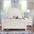 thumbnail image 3 of American Woodcrafters Rodanthe Dove White King Wood Panel Bed, 3 of 5