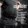 thumbnail image 3 of IBRO Powerlifting Lever Gym Belt – Power 10MM Extreme Heavy Duty Genuine Leather Belts - Squats Deadlifts Bodybuilding Weight Lifting IPF Power Lifting Strongman for Men BlackRed XL, 3 of 7