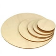 thumbnail image 2 of 10PCS Natural Wood Pieces Slice Round Unfinished Wooden Discs for Crafts Centerpieces DIY Christmas Ornaments 4inch, 2 of 5