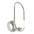 thumbnail image 1 of Artika Bloom Contemporary LED Wall Sconce Light Chrome Frosted Diffuser, 1 of 5