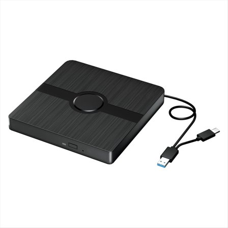New Arrivals External Blu Ray Drive,CD/DVD Burner Player with Read/Write Capability Portable Blu-Ray for PC Laptop Win10