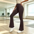 thumbnail image 3 of Lutiedan Flare Leggings for Women Soft High Waisted Yoga Bootcut Leggings Casual Stretch Athletic Gym Bell Bottom S-3XL, 3 of 7