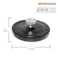 thumbnail image 3 of Alpine Corporation FTC102 Floating Spray Fountain with 48 LED Color Changing Lights, 398 GPH Pump, Black, 3 of 13