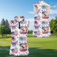 thumbnail image 5 of Jeiento 250th Eagle Sleeveless Golf Shirt for Women Quick Dry Short Sleeve Collared Golf Shirts for Men 4Th of July Men and Women Matching Outfits Moisture Wicking Couple Golf Tops, Women's 2XL, 5 of 7