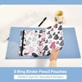 thumbnail image 5 of ALAZA 2 Pack Pencil Pouch Hearts Pencil Case for 3 Ring Binder Clear Window Pencil Bag Organizers, 5 of 6