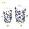 thumbnail image 3 of Picia Chicken And Fish Large Laundry Basket, Waterproof, Freestanding Laundry Hamper, Collapsible Tall Clothes Hamper with Extended Handles-Medium, 3 of 8