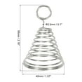 thumbnail image 2 of Uxcell Place Card Holder 10pcs Memo Clip Holder Stand Table Number Holders Round Ring Shape, Silver 10pcs, 2 of 5
