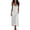 White, variant on YuXingFu Womens Cotton Dresses Casual Maxi Sleeveless Plus Size Womens Dress V-Neck Classic Bohemian Style Long Casual Summer White S