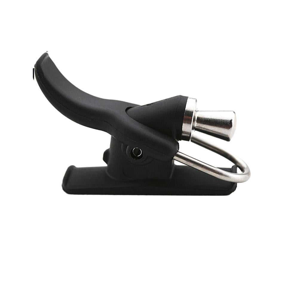 3 Pcs Sea Fishing Triggers Long-range Anti-injury Hand Fishing Rod Trigger Aid Clamp Breakaway Cannons Casting Finger Protect Parts Black