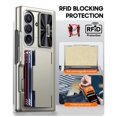 thumbnail image 5 of Oupeigar for Samsung Galaxy Z Fold 7 Case RFID Wallet with Cards Holder [Hinge Cover] [Camera Cover] Shockproof Silicone Protective Phone Case-Titanium, 5 of 10