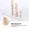 thumbnail image 2 of OULII 1 Set Music Recorder Soprano Recorder ABS White Hand Coordination Practice, 2 of 8