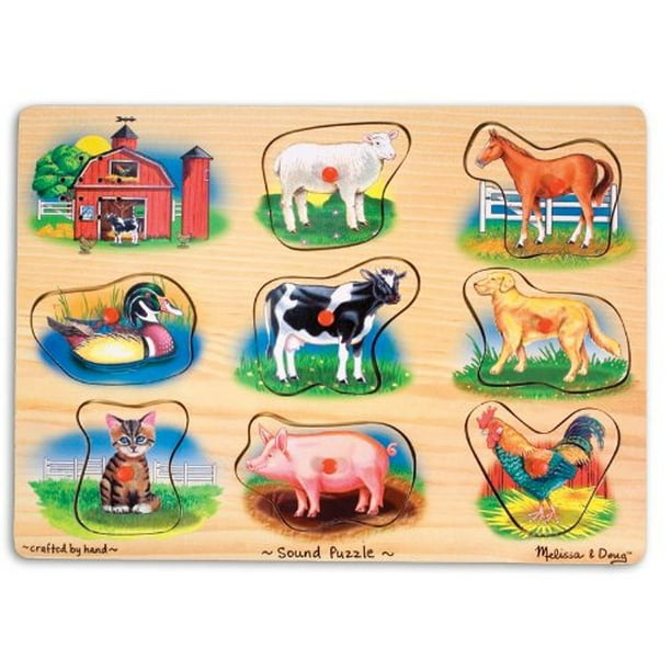 EDUCA - malette peinture au doigt - animaux de la ferme - puzzle 20 pcs -  La Poste