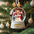 thumbnail image 4 of Personalized Penguin Couple Ornament – Cute Penguin Xmas Ornament, Our First Christmas Together, Perfect Gift for Couples, 4 of 5