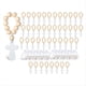 thumbnail image 1 of 60 Piezas de Rosario de Madera con Bolsas de , Rosario de Madera para Bautismo, Primera Comunión, Confirmación, Despedida de Soltera, Baby Shower, 1 of 6