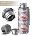 thumbnail image 2 of Camouflage 20oz Stainless Steel Thermal Bottle with Tea Filter and Cup Lid, Vacuum Insulated Coffee Mug with 316L Inner Liner, Leakproof Travel Thermos for Office, Commute & Outdoor, 2 of 6