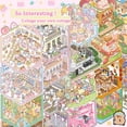 thumbnail image 3 of Libro de colección de pegatinas 3D para casas DIY, Wnqou, 20 juegos, 3 of 8
