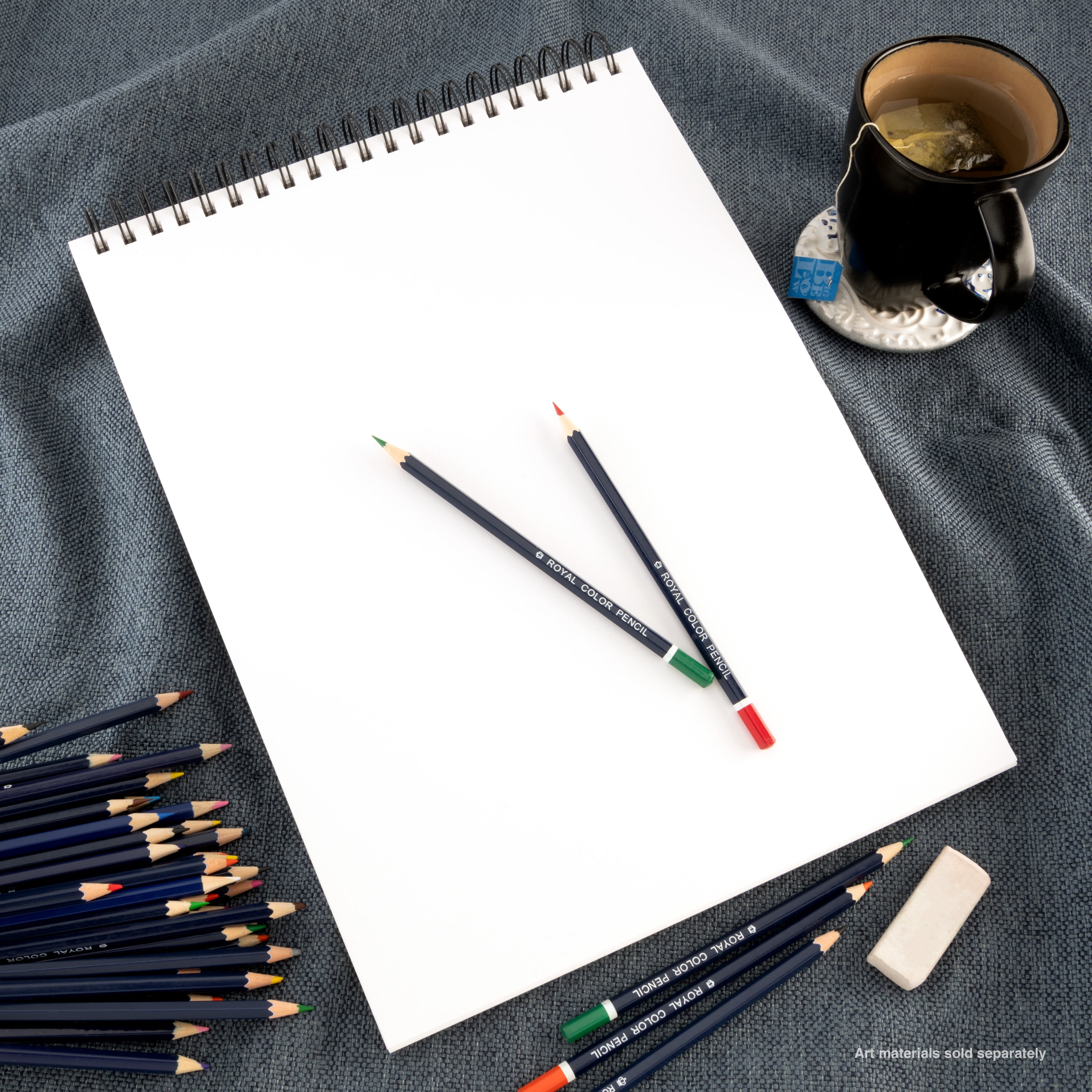 Bee Paper - Bee Inspired 11"x14" Drawing Paper Pad, 60 Sheets, Top Wire, 98lb. 160GSM