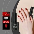 thumbnail image 2 of Eelhope Red Jelly Nail Polish Long Lasting Quick Drying Clear Jelly Red Nude Jelly Water-Based Nail Polish, 2 of 6