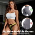 thumbnail image 6 of Gokiu Scooby-Doo Seamless Thongs for Women Underwear Sexy No Show Panties Bikini Undies, 6 of 7