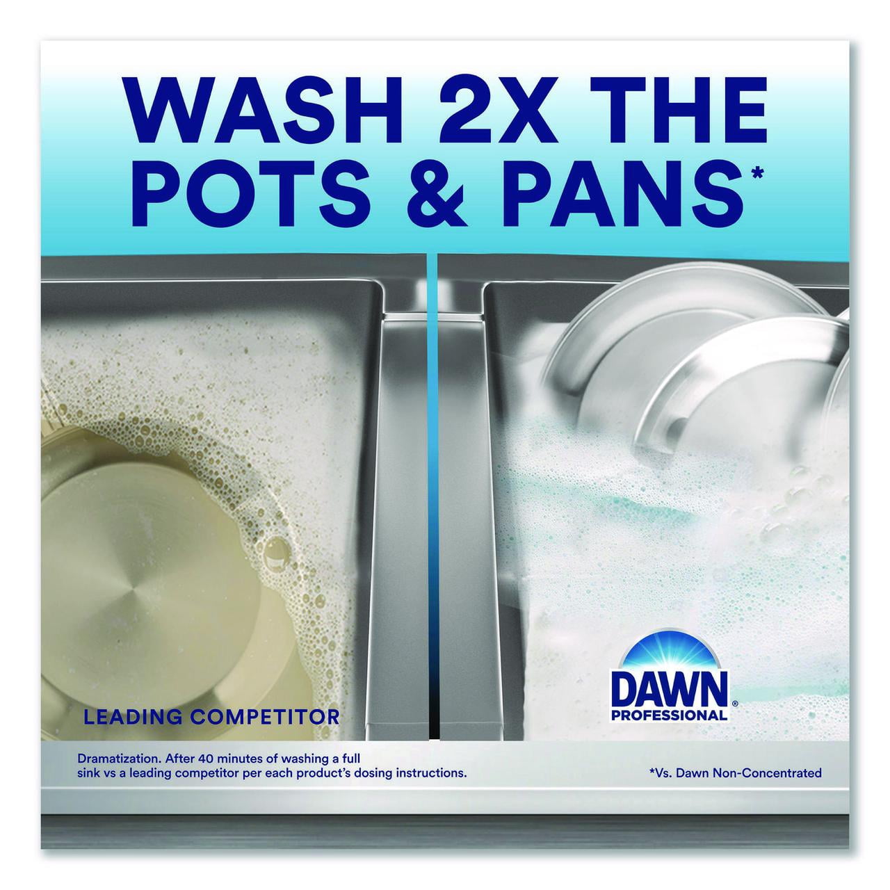 Professional Manual Pot and Pan Dish Detergent in Original Scent 1 Gallon