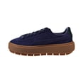 thumbnail image 4 of Puma Suede Platform Trace Bold Women's Sneakers Evening Blue-Scarab 367066-01, 4 of 6