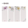 thumbnail image 1 of 40Pcs DIY Creative Retro Flower Bookmark Book Mark with 20Pcs Paint Brush Set Artist Paint Brushes, 1 of 7