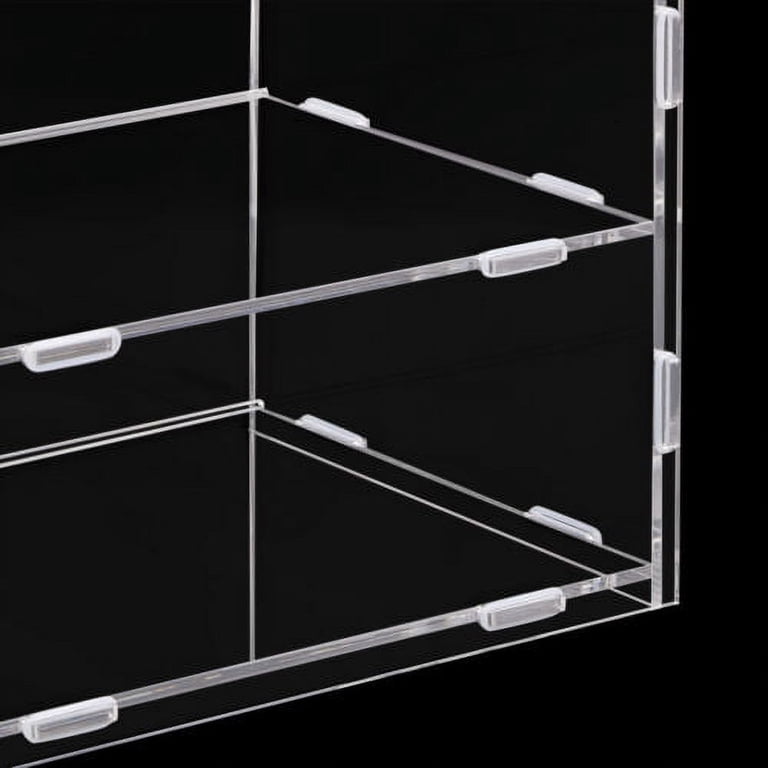 Walmart 3-Tier Acrylic Display Case Shelf, Freestanding Retail