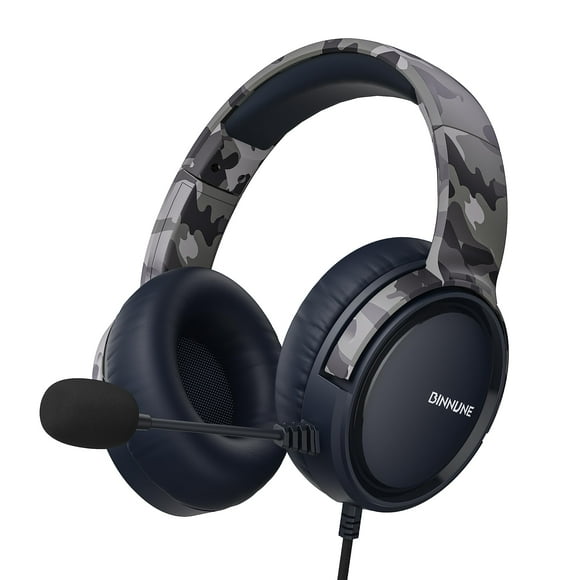 Auriculares para juegos BINNUNE BG02 con micrófono para PC PS5 PS4 Xbox NS