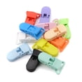thumbnail image 4 of Pinzas de plástico para pezón de bebé, lote de 10 unidades, 20mm, cuentas de silicona de colores, accesorios para hacer cadenas, herramientas de alimentación para chupetes infantiles, 4 of 4