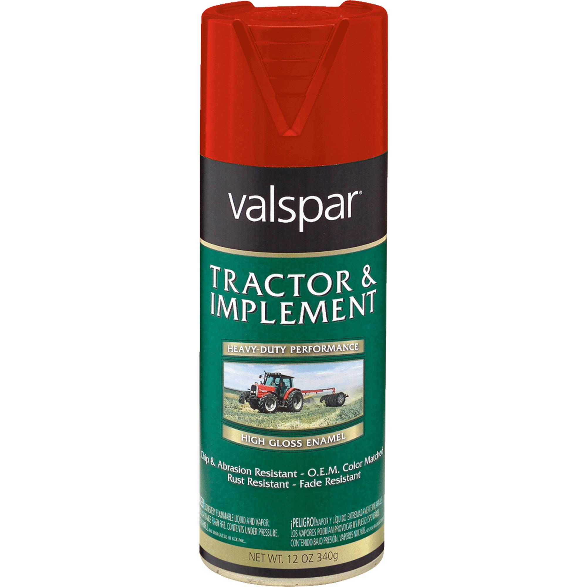 Valspar Tractor & Implement Spray Paint Enamel