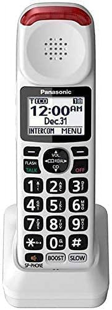 Panasonic KX-TGM420W + (1) KX-TGMA44W Amplified Cordless Phone with Digital Answering Machine and Voice Volume Booster upto 40 dB (2 Handsets)