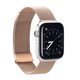 thumbnail image 1 of Correa metálica de acero inoxidable compatible con correa de Apple Watch de 42-45 mm, correa magnética ajustable, 1 of 5